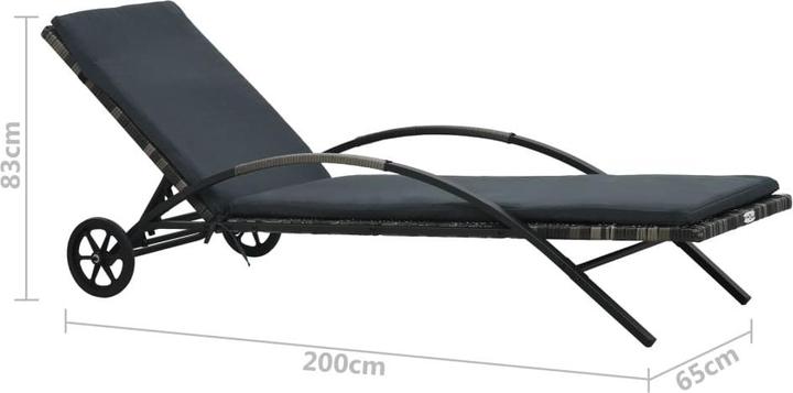 Produktbild vidaXL Sonnenliege (199.50 cm)