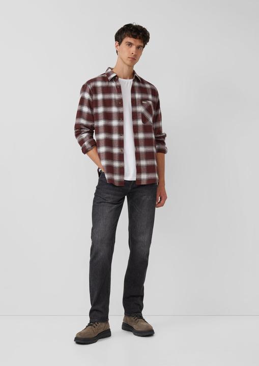 Immagine prodotto s.Oliver Hemd Regular Fit: Kariertes Hemd aus Flanell (M)