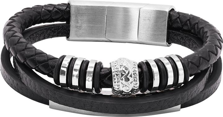 Actual product image Heideman Ocean silver coloured matt (100% leather)