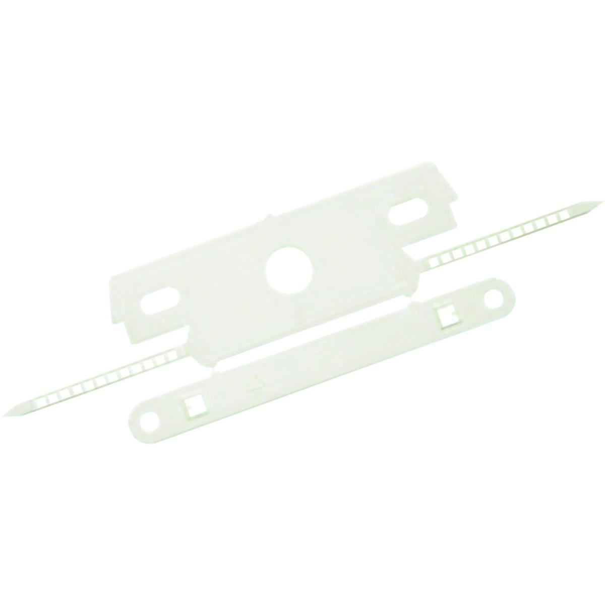 Laurel, Ordner Zubehör, Abheftstreifen mit Deckschiene 80mm Kunststoff VE=100 Stück weiss