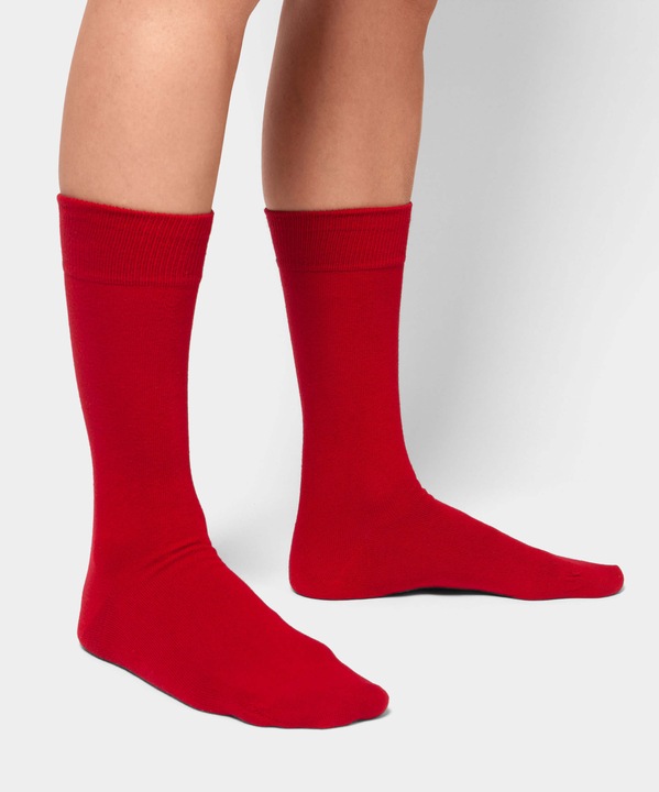 Produktbild DillySocks Smooth Ferrari Red Pack (3er Pack, 36 - 40)