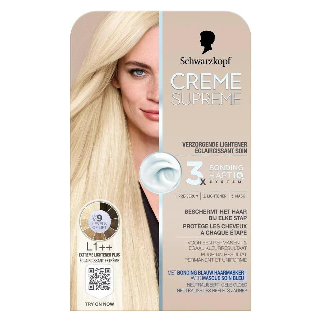Schwarzkopf, Haarkleur, Creme Supreme L1 Hair Color (L1++)