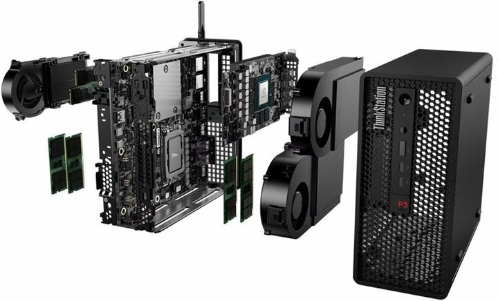 Image du produit Lenovo ThinkStation P3 Ultra (Intel Core i9-14900, 64 Go, 1000 Go, RTX 2000 Ada)