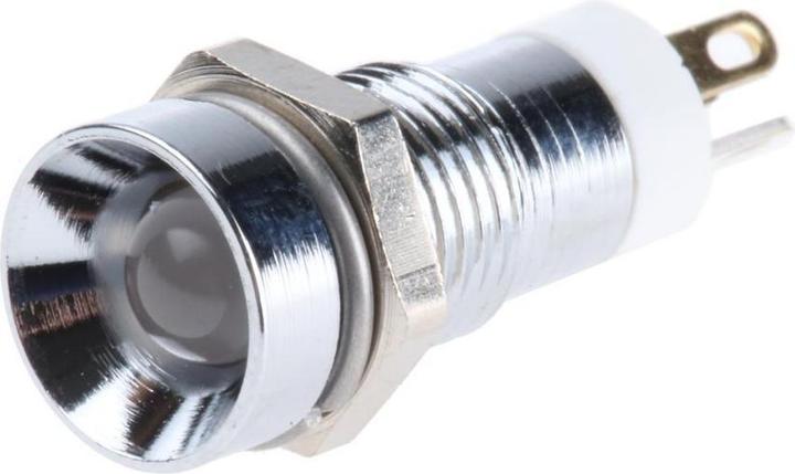 Image du produit RS PRO LED tricolore 8mm satinée encastrée