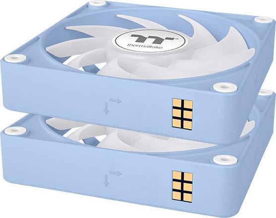 Actual product image Thermaltake TT CT140 EX ARGB Sync PC Cooling Fan 3 Pack Hydrangea Blue (140 mm, 3 x)