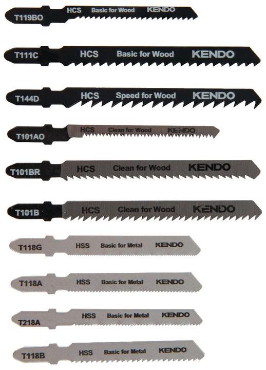 Produktbild Kendo Stichsägeblatt-Set 10-teilig, für Holz und Metall