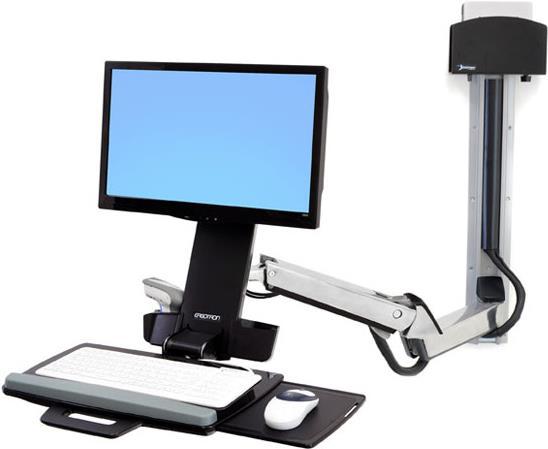 Produktbild Ergotron Sv Sit Stand Combo Arm Extende (Wand, 17")