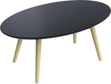 Productafbeelding Paperflow easyDesk bijzettafel scandi TBS85.23.01 50x85cm beuken/zwart (85 x 50 x 35 cm)