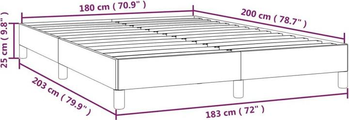 Image du produit vidaXL Bettgestell (180 x 200 cm)