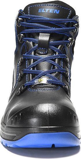 Actual product image Elten Women's safety lace-up boot Lena Mid black blue S3 ESD size 41 (S3, 41)