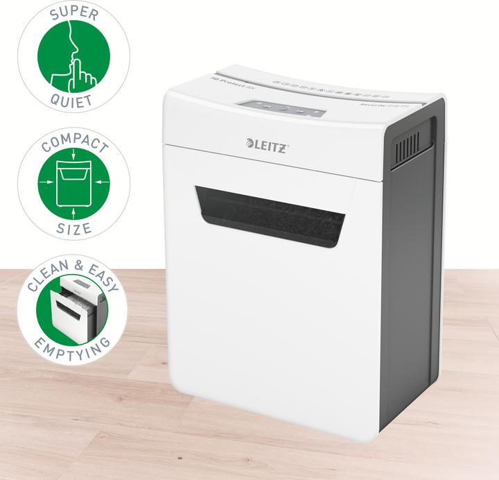 Produktbild Leitz IQ 8X PROTECT PREMIUM - Aktenvernichter (Partikelschnitt)