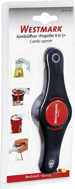 Actual product image Westmark Propeller" combination opener (Plastic lidded bottle opener)