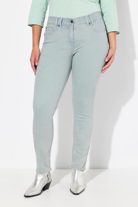 Produktbild Ulla Popken Jeans Sarah, schmales Bein, Komfortbund, 5-Pocket-Hose (46)