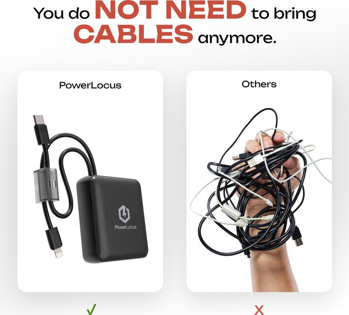 Image du produit PowerLocus PLB-X Portable Power Bank 10000mAh black (10000 mAh)