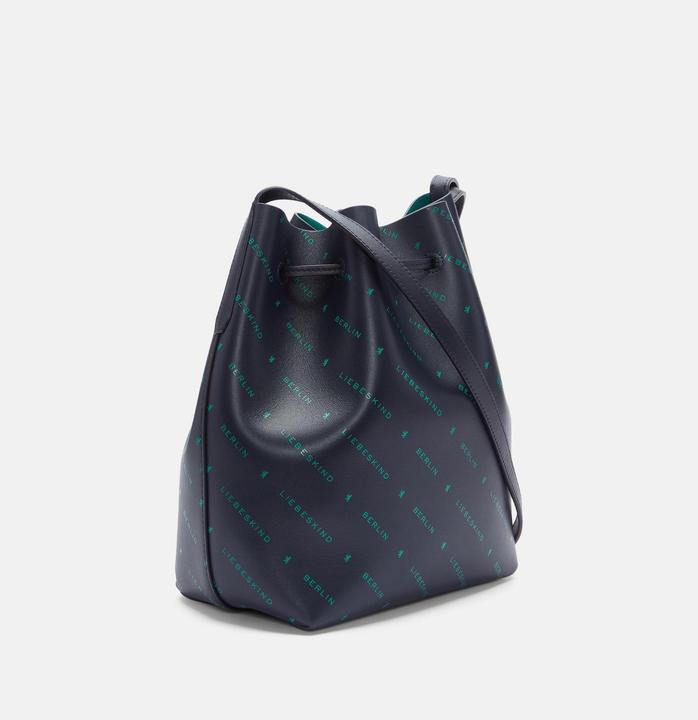 Immagine prodotto Liebeskind Berlin Borsa a secchiello monogramma morbida nappa blu vestito