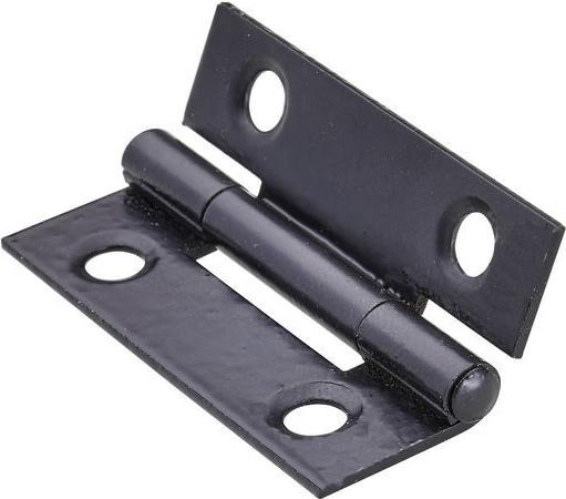 Actual product image Hettich Scharnier Stahl schwarz 40x25 mm 2 Stck (2 pcs.)