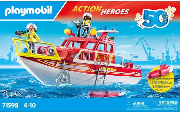 Image du produit Playmobil Bateau-pompe (71598, Playmobil City Action)