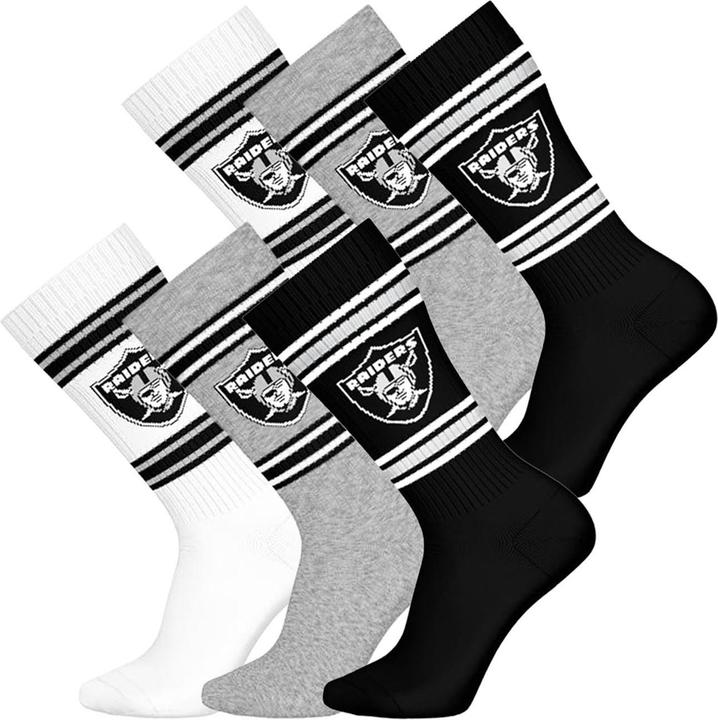 Produktbild NFL Freizeitsocken Las Vegas Raiders Crew (6er Pack, 43 - 46)