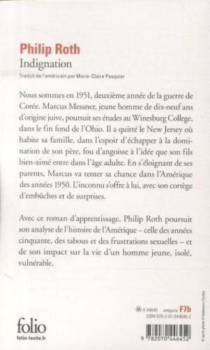 Image du produit Indignation (Français, Roth Philip, 2012)