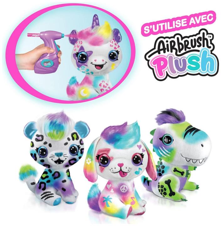 Image du produit Canal Toys Airbrush Plush - Kit de recharge 10 stylos (256) (Violet, Turquoise, Jaune, Vert, Noir, 10 x)