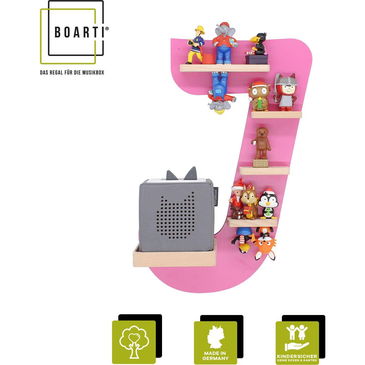 Thumbnail - VCM, Kinderregal, Regal Buchstabe J für Toniebox Tonies