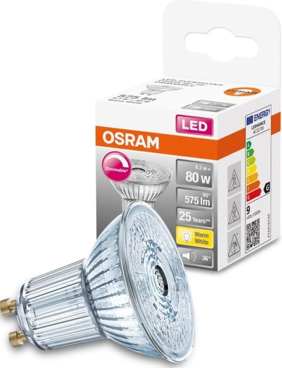 Produktbild Osram Led Superstar Par16 (GU10, 8.30 W, 575 lm, 1 x, F)
