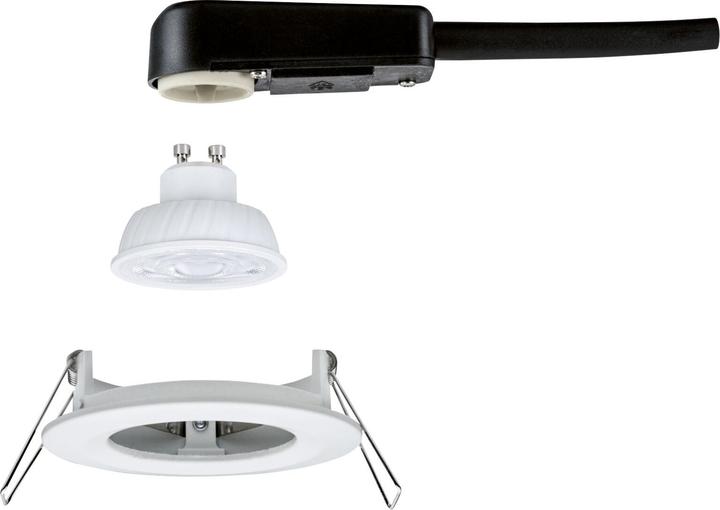 Produktbild Paulmann 92312 Nova LED-Einbauleuchte GU10 4.9 W Weiss (matt) (550 lm, GU10)
