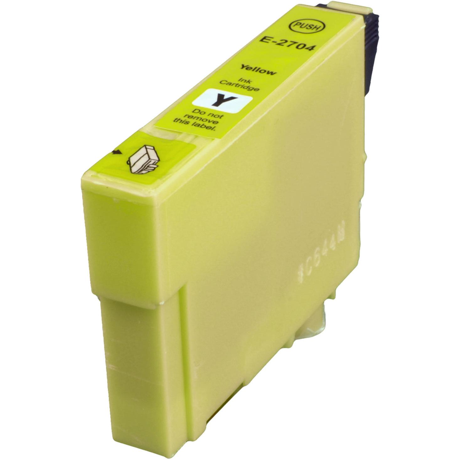 Ampertec, Druckerpatrone, Tinte ersetzt Epson C13T27144010 yellow 27XL (Y)