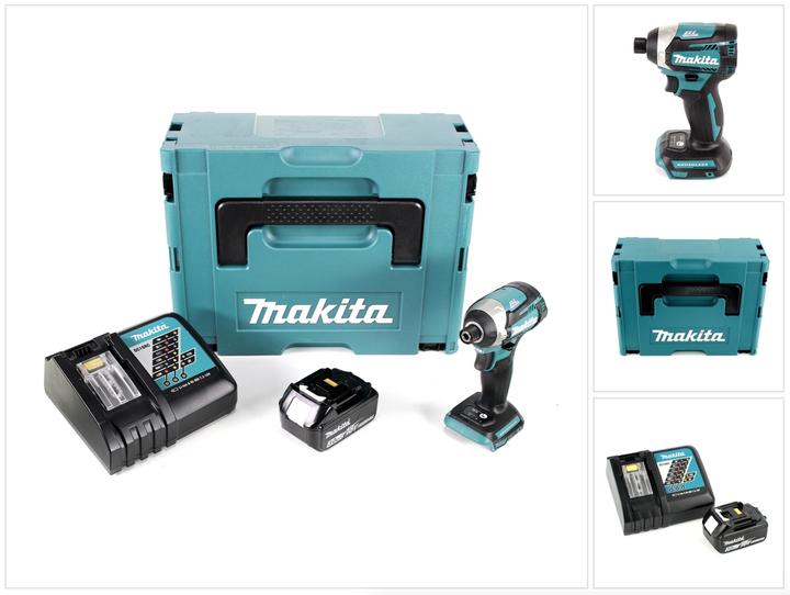 Image du produit Makita DTD 154 RF1J 18 V Li-Ion Visseuse à chocs sans fil avec boîtier MakPac + 1x Batterie BL1830 3