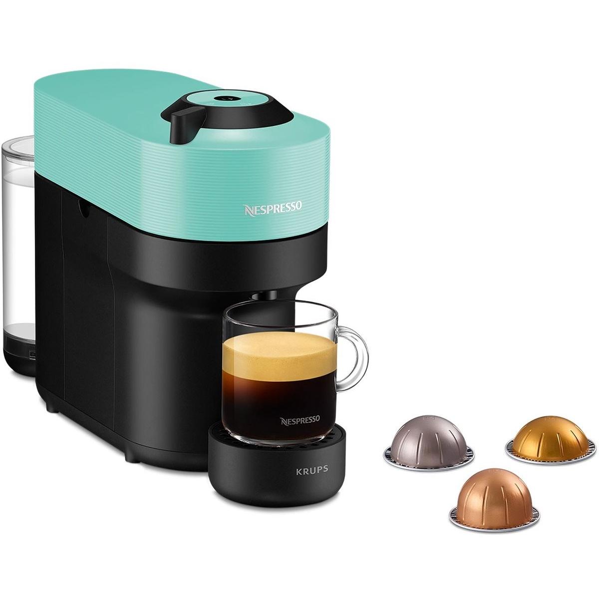 Krups Nespresso Vertuo Pop, Macchina da caffè a capsule, Verde