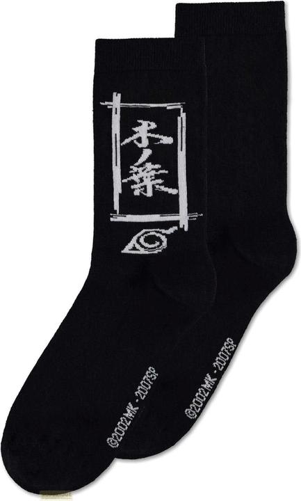 Image du produit Difuzed Naruto Shippuden - Lot de 3 paires de chaussettes Symbole Sasuke 39-42 (Lot de 3, 39 - 42)