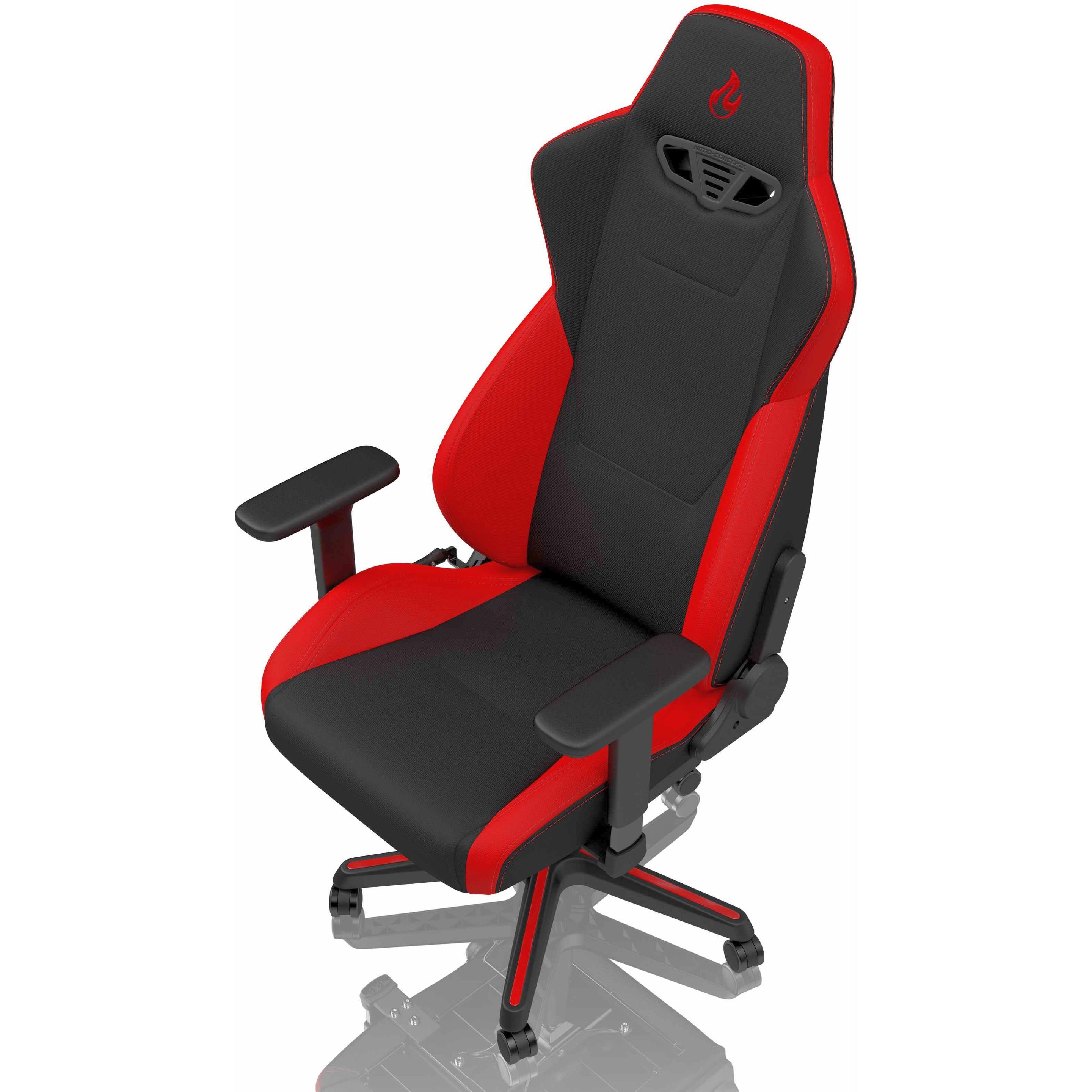 Thumbnail - Nitro Concepts S300, Gaming Stuhl, Rot, Schwarz