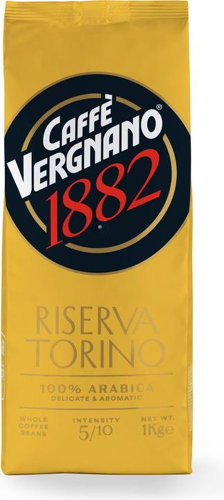 Caffè Vergnano Kaffeebohnen Riserva Torino Arabica 1000 g (1000 g, Mittlere Röstung)