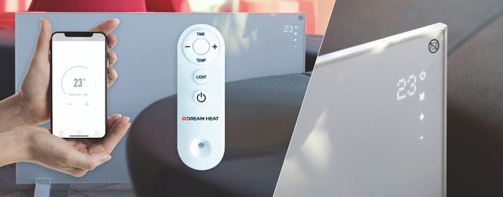 Produktbild Dream Heat Infrarot Heizung DH CC 960 W, inkl. Energiekostenmessgerät (960 W)