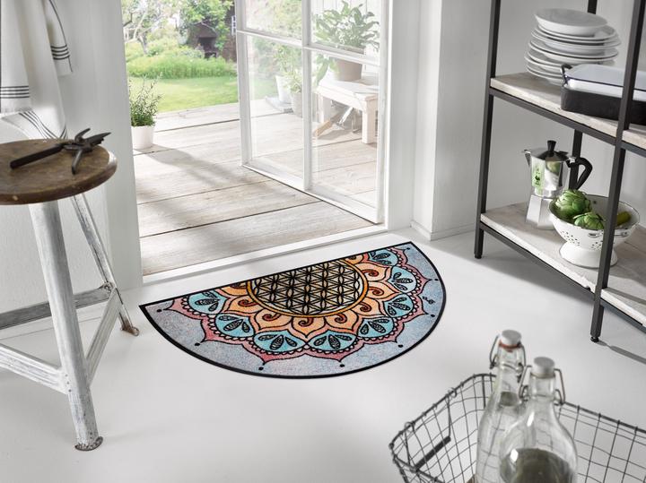 Actual product image Wash + Dry Fussmatte 50x85 cm Round Harmony Pattern (50 x 85 cm)