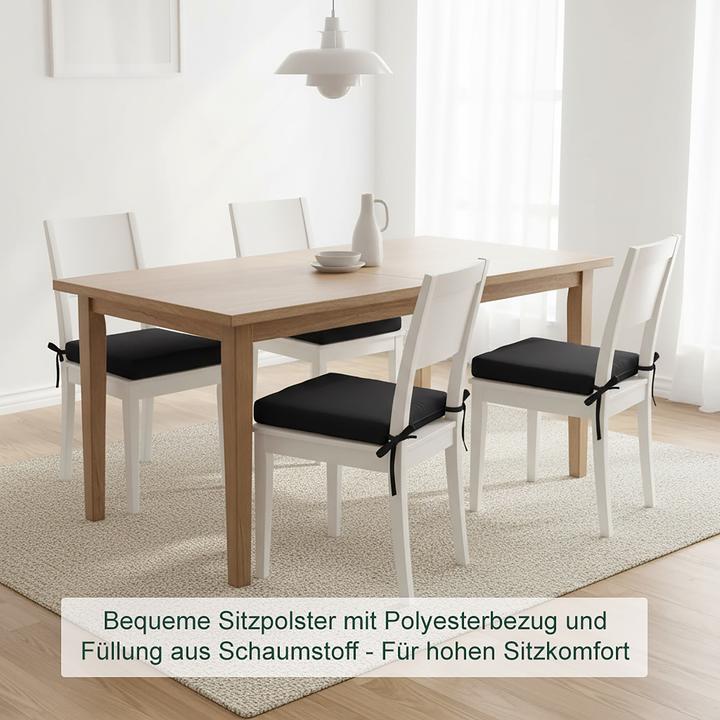 Image du produit Relaxdays 4 coussins chaise