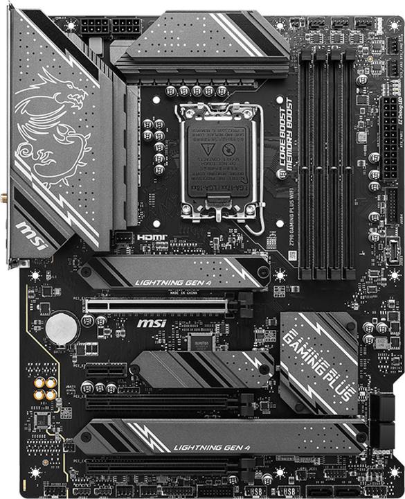 Immagine prodotto MSI Z790 Gaming Plus Wifi (Z790,S1700,ATX,DDR5) (LGA 1700, Intel Z790, ATX)