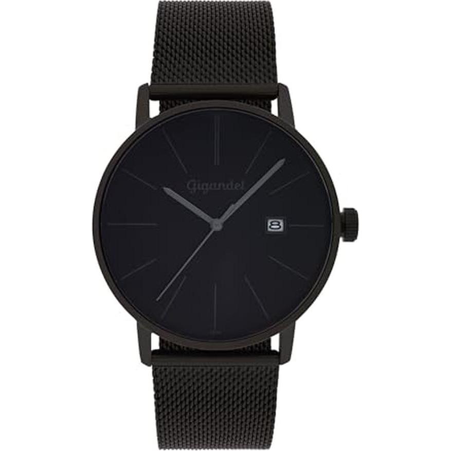 Gigandet, Orologio da polso, Elegantes analoges Herrenuhrenmodell mit Datumsanzeige und 30 m wasserdicht, Nero, (Orologio da polso analogico)