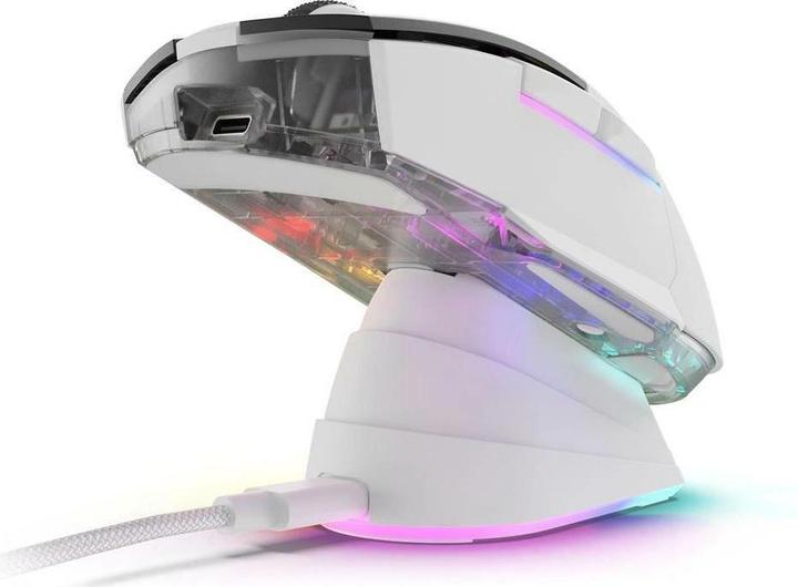 Actual product image Sharkoon SKILLER SGM50W White (Cable, Wireless)