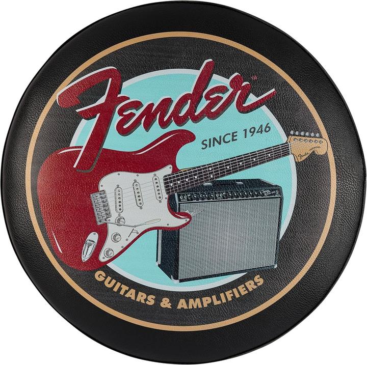Produktbild Fender Guitars & Amps Pick Pouch 24 Barstool Black/Black gitaarkruk (61 cm)