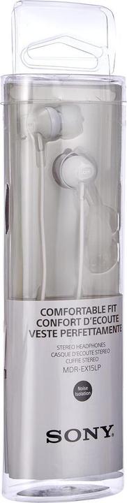 Actual product image Sony Mdr-Ex15lp (No noise cancellation, Cable)