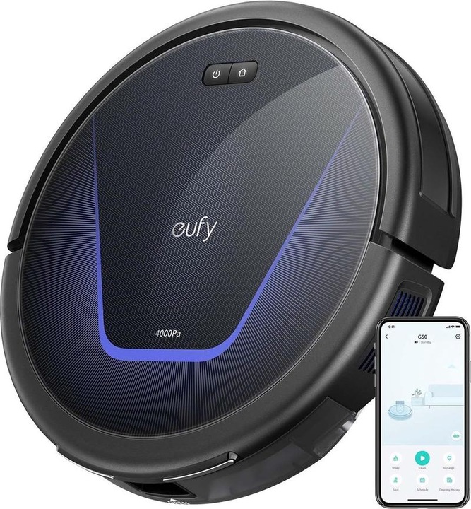 Immagine prodotto eufy G50 Roboter-Vakuumreiniger mit 4.000 PA leistungsstarker Saug-, dynamische Navigation und pro-e (Aspirazione robotica)