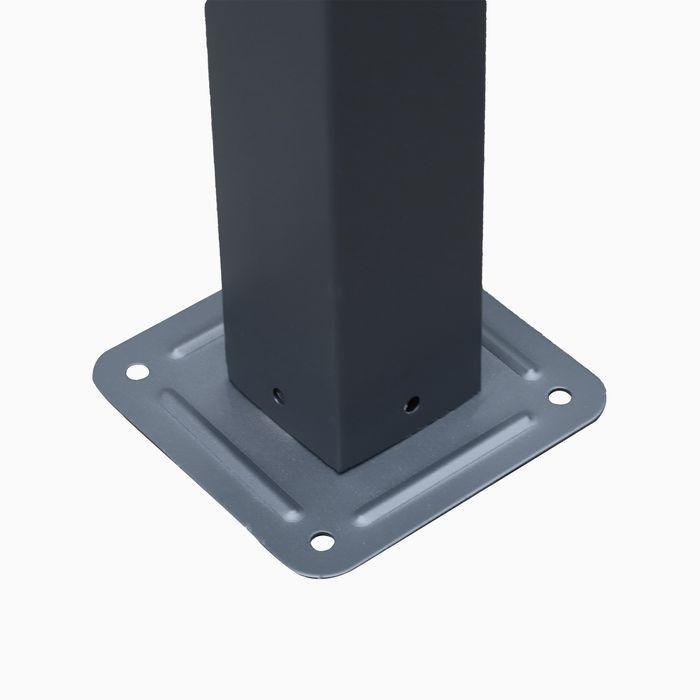 Immagine prodotto Swisshandel24 stabiler Rosenpavillon als Rankhilfe wetterfest Metall schwarz 2,97x2,95x2,3m (297 cm, 295 cm)