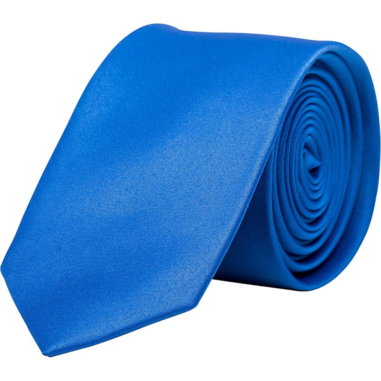 Korntex, Krawatte + Fliege, Krawatte - Schmal, Blau