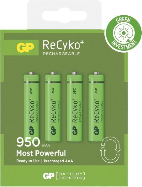 Actual product image GP Batteries GP 4er Akku-Set (4 pcs., AAA, 950 mAh)