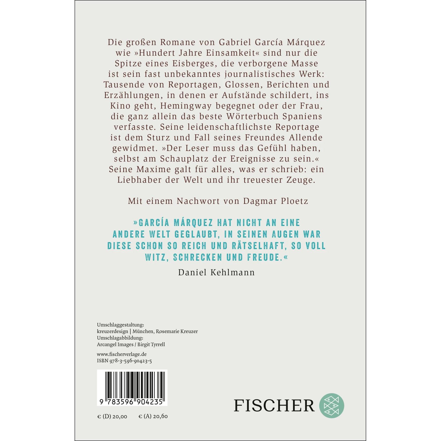 Thumbnail - Der schönste Beruf der Welt, Belletristik von Gabriel García Márquez, Dagmar Ploetz