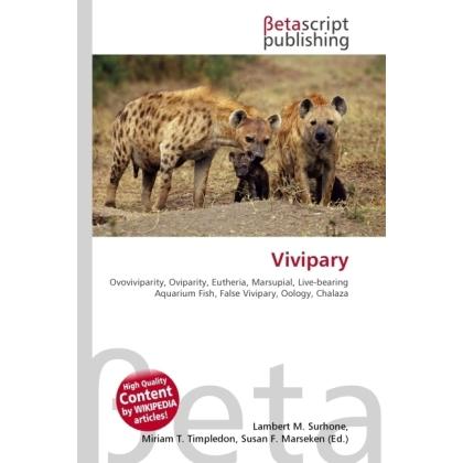 Vivipary, Fachbücher von Susan F. Marseken, Miriam T. Timpledon, Lambert M. Surhone