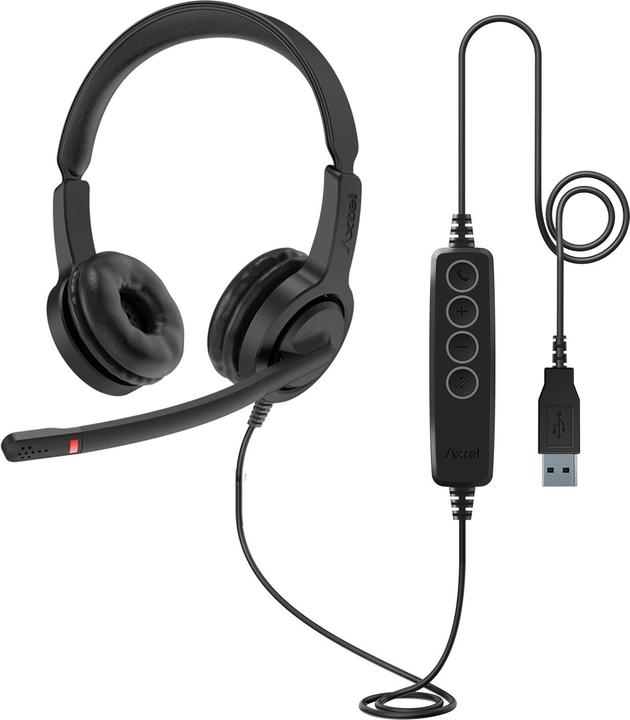 Actual product image Axtel Voice UC28 duo NC (Cable, USB-A)