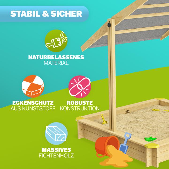 Produktbild Spielwerk Samu mit Sonnendach