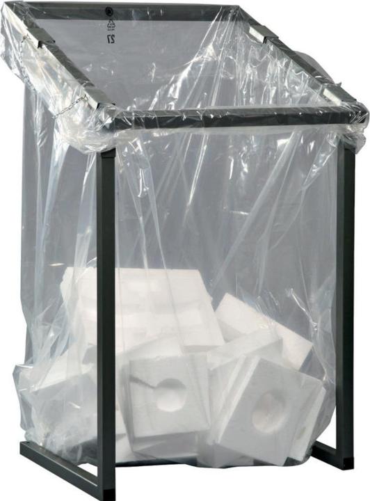 Renner Helmuth Abfallsammler H1230xB730xT695mm 1000 l anthrazit-eisenglimmer, DB703 stationär (1000 l)